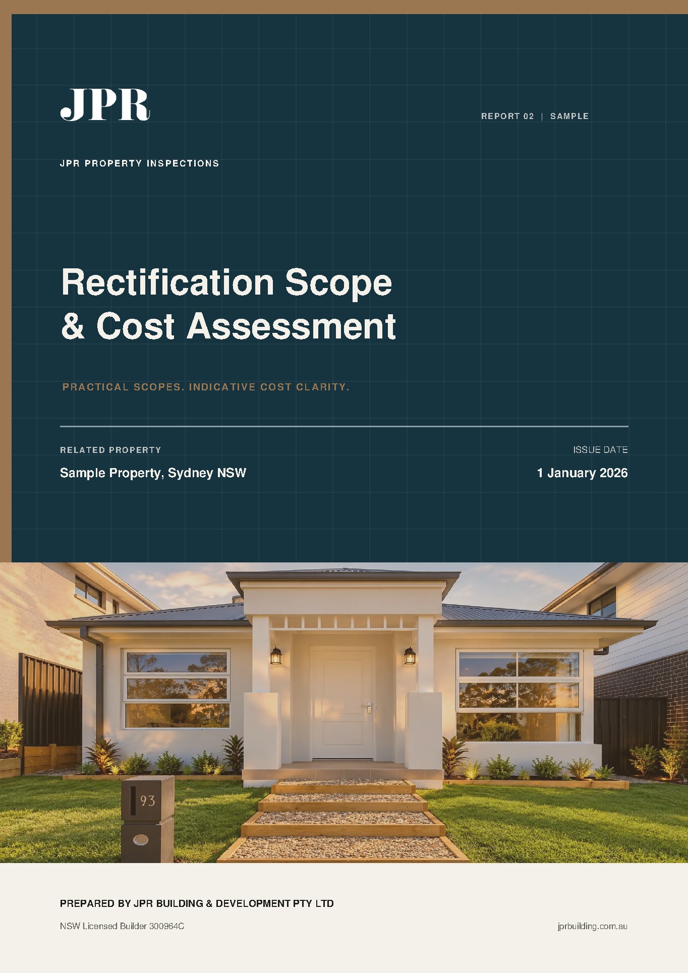 JPR Rectification Scope and Cost Assessment cover